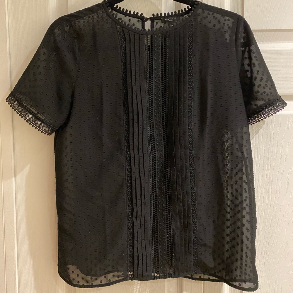 Ann Taylor Sheer Blouse